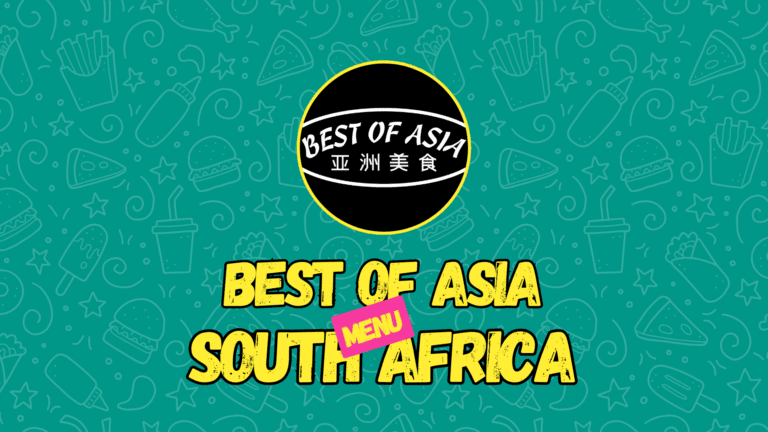 Best of Asia Menu