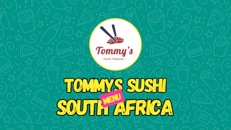 Tommy’s Sushi Menu